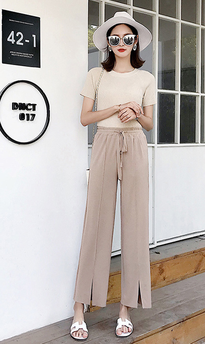 ZL831 Casual Long Pant Khaki