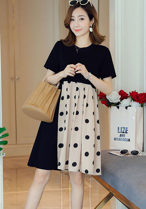 ZL833 Stylish Maternity Dress As Pic