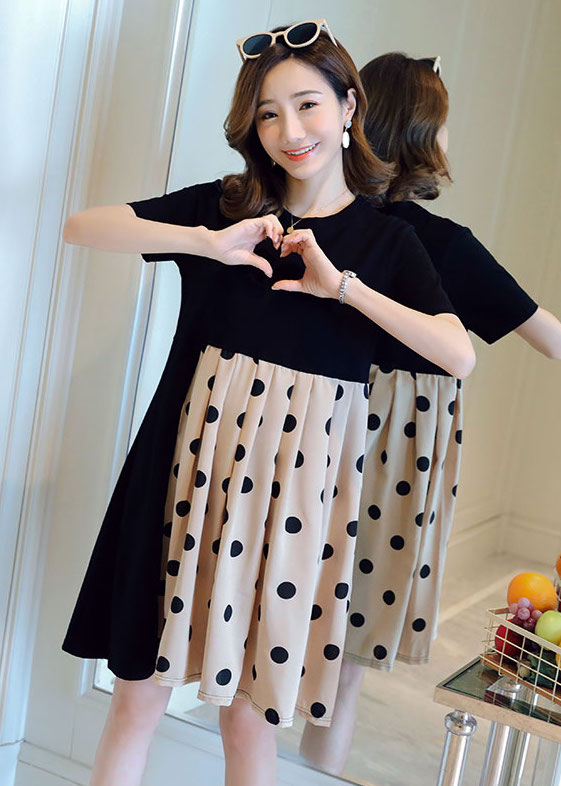ZL833 Stylish Maternity Dress As Pic