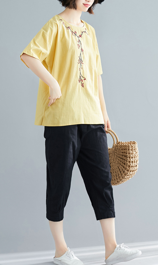 ZL838 Trendy Blouse Yellow