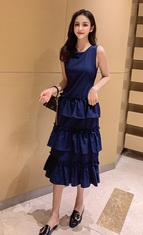 ZL842 Fashion Dress Navy