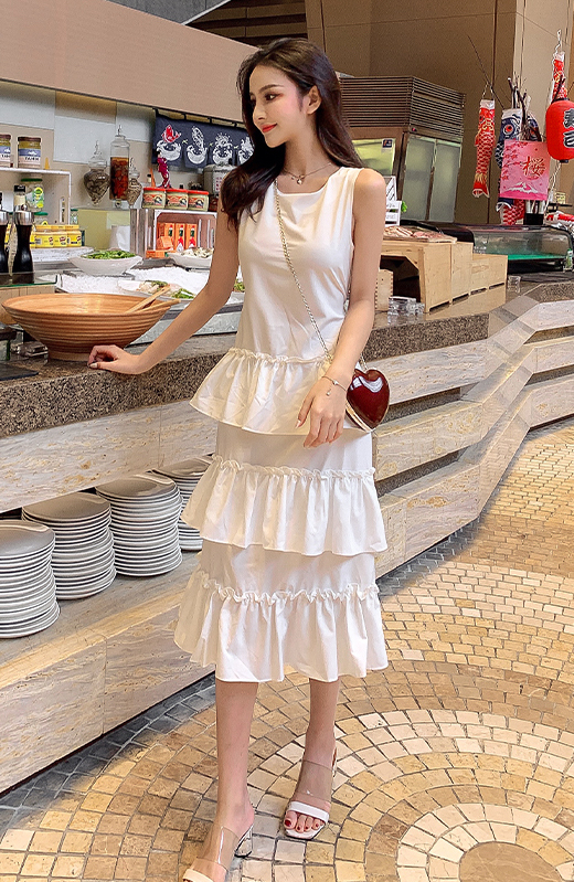 ZL842 Fashion Dress White