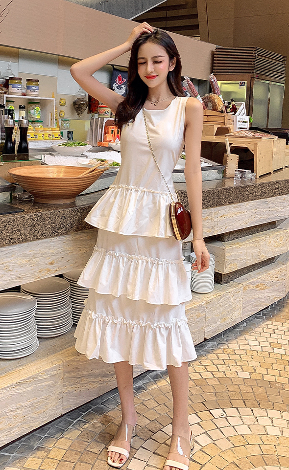 ZL842 Fashion Dress White
