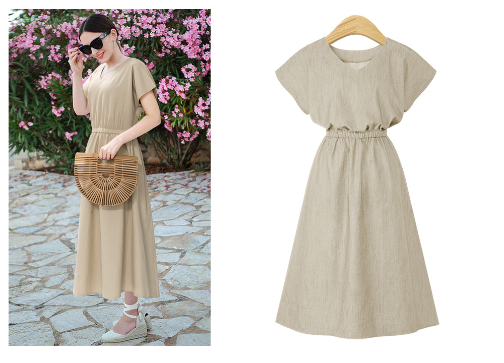ZL846 Special Dress Almond