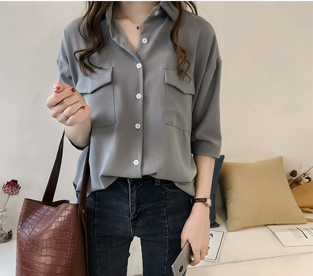 ZL847 Fashion OL Top Grey