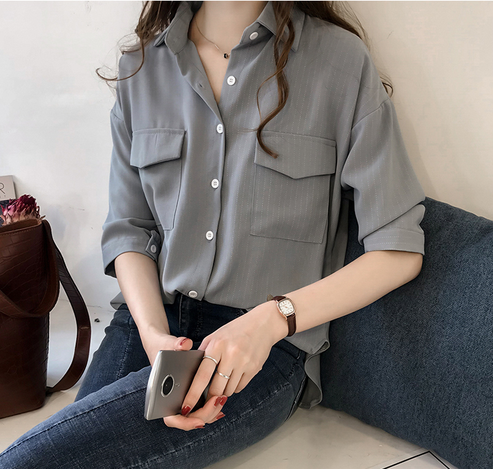 ZL847 Fashion OL Top Grey