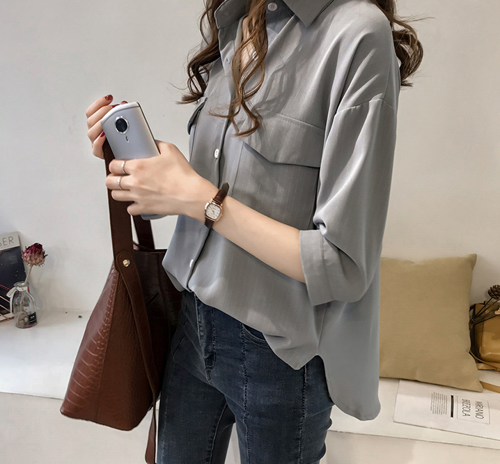 ZL847 Fashion OL Top Grey