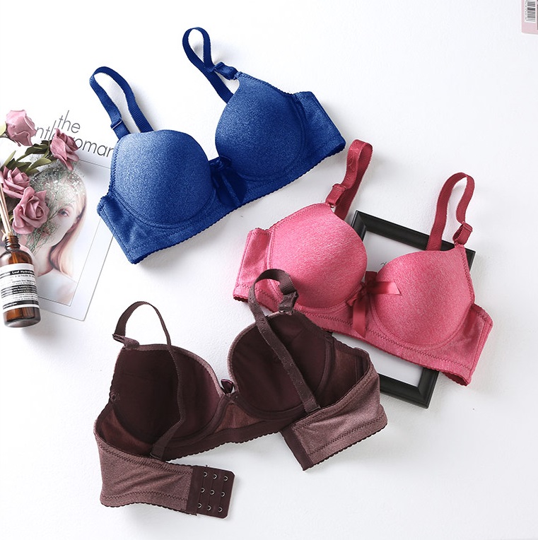 QA-607 WOMEN'S PLUS SIZE BRA BLUE