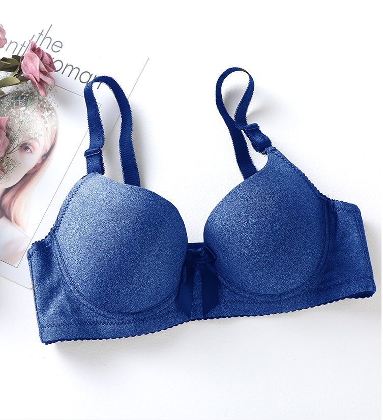 QA-607 WOMEN'S PLUS SIZE BRA BLUE