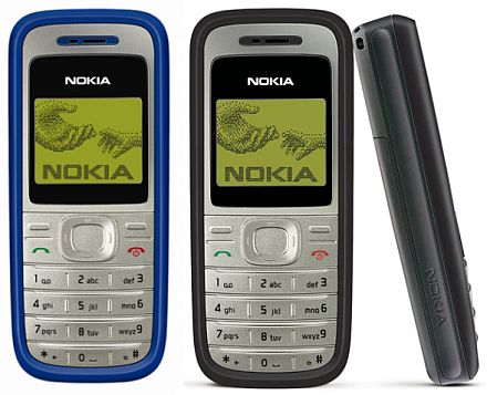 (BLUE)Nokia 1208 RECON REFURBISHED (Ready Stock)