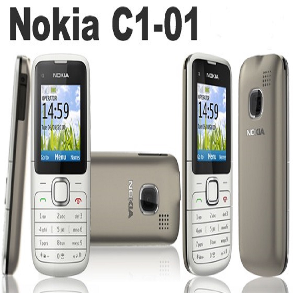 (Silver)Nokia C1-01 RECON REFURBISHED 95% NEW (Ready Stock)