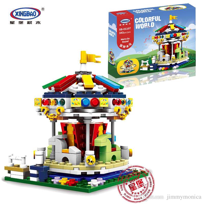 (Merry Go Round)星堡积木 XINGBAO Assembled Building Blocks Toys