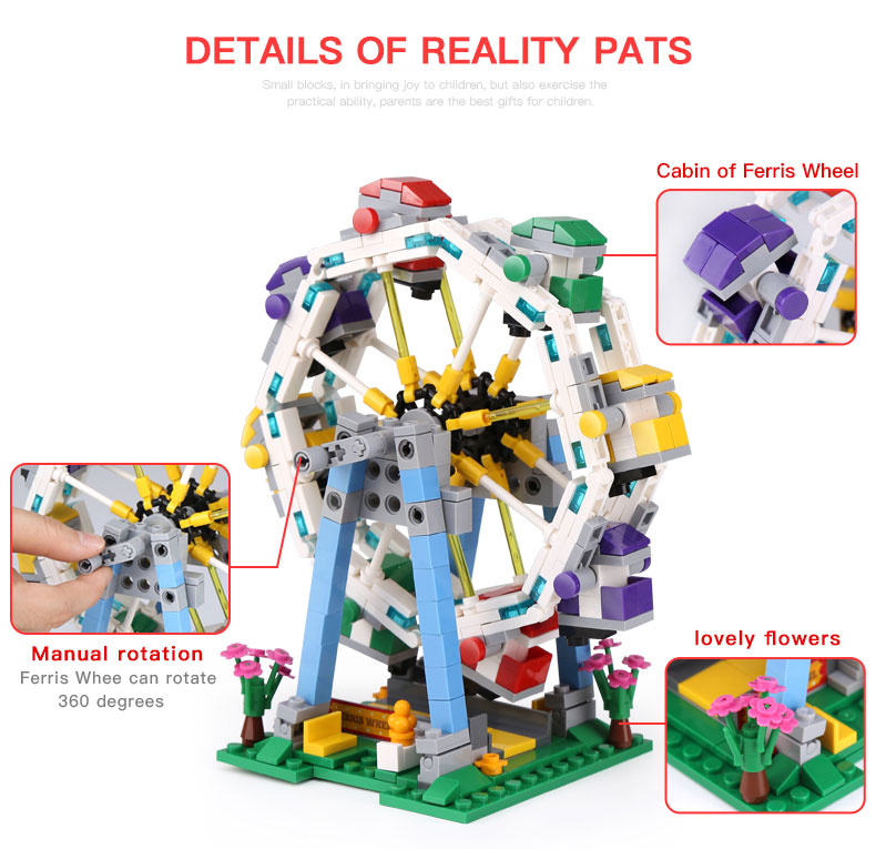 (Ferris Wheel)星堡积木 XINGBAO Assembled Building Blocks Toys