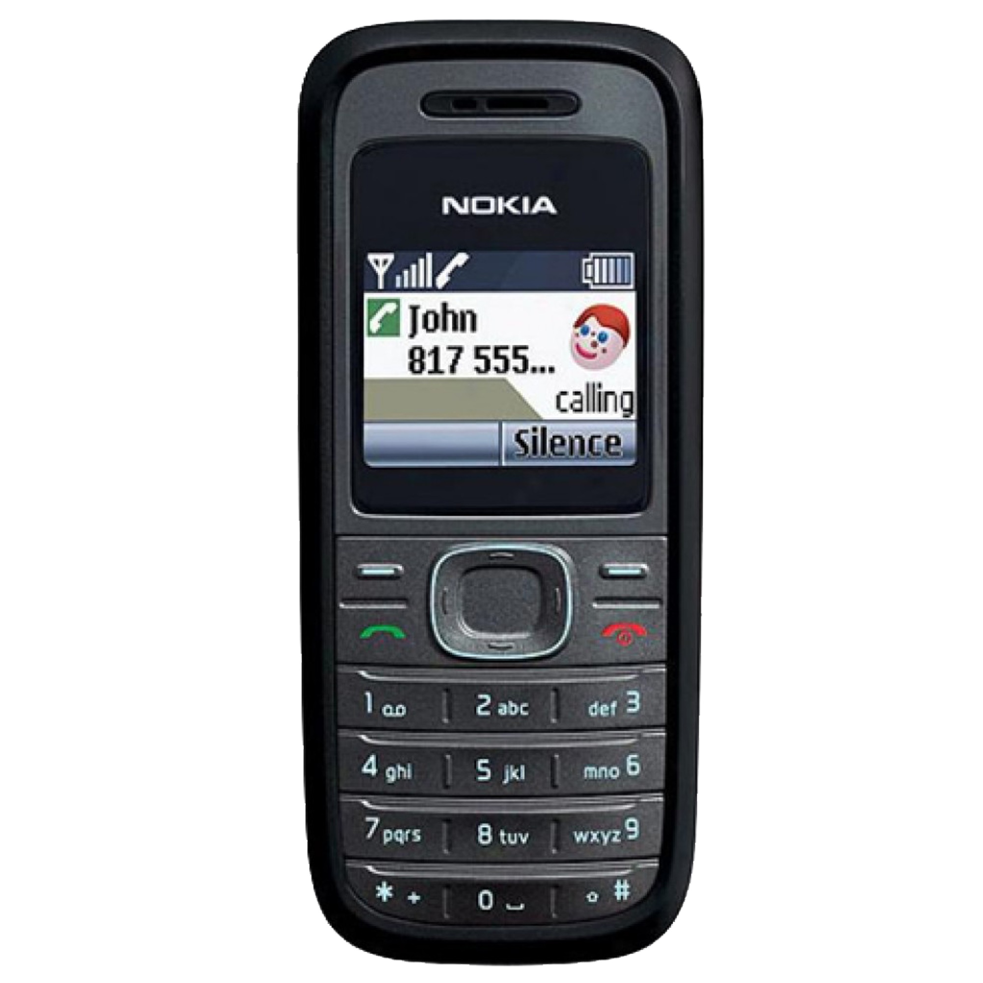 (BLACK)NOKIA 1208 95% NEW RECON REFURBISHED (Ready Stock)