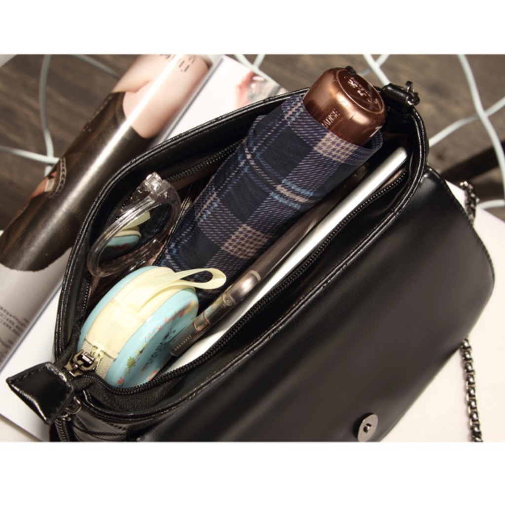 KW80446 WOMEN'S TRENDY BAG BLACK