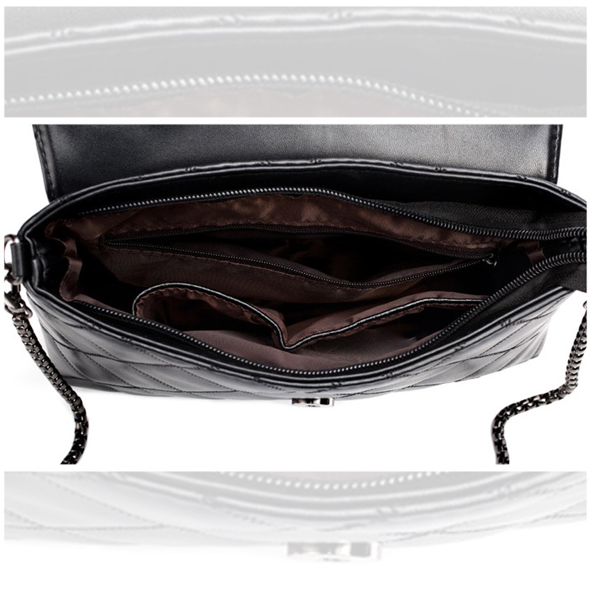 KW80446 WOMEN'S TRENDY BAG BLACK