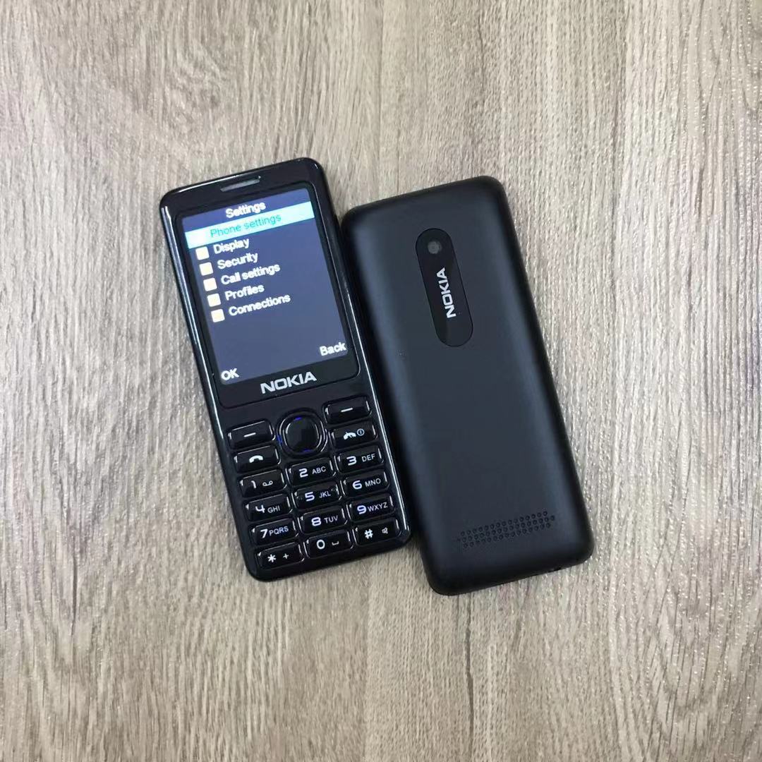 (BLACK)Nokia 206 DUAL SIM IMPORT REFURBISHED(Ready Stock)