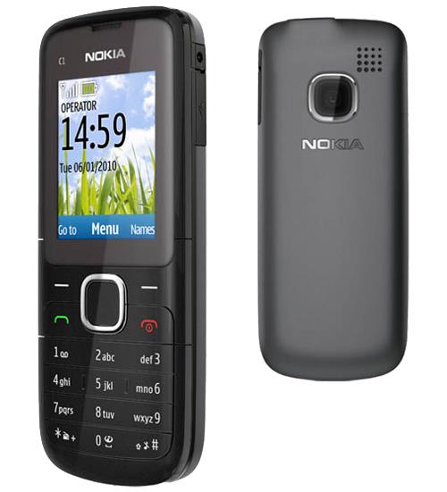 (BLACK)Nokia C1-01 RECON REFURBISHED 95% NEW (Ready Stock)