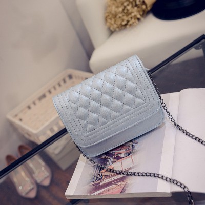 KW80457 WOMEN'S FASHION HANDBAG SILVER