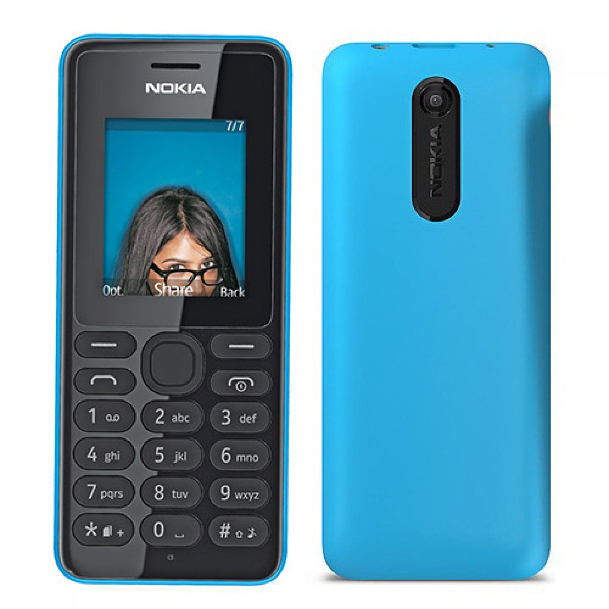 (BLUE)NOKIA 108 DUAL SIM IMPORT REFURBISHED