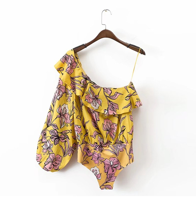 BM71162 FLORAL BODYSUIT AS PICTURE