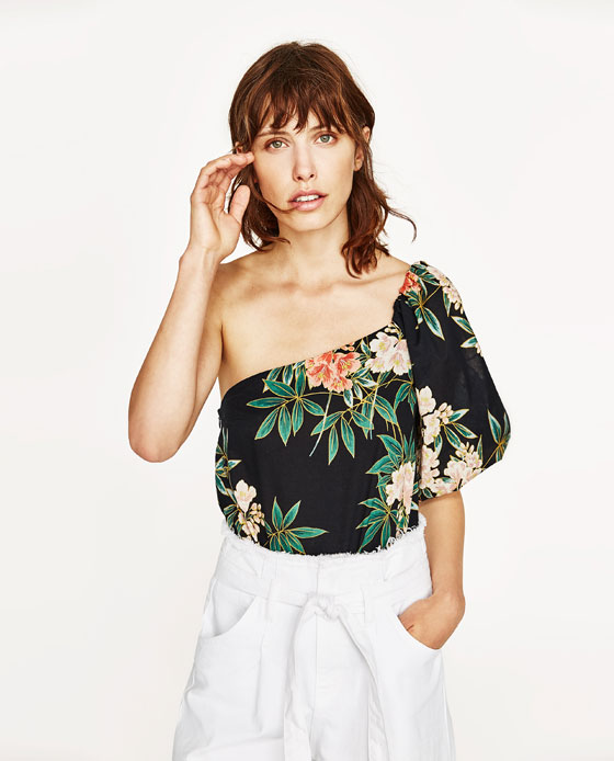BM71163 SEXY FLORAL BODYSUIT AS PICTURE