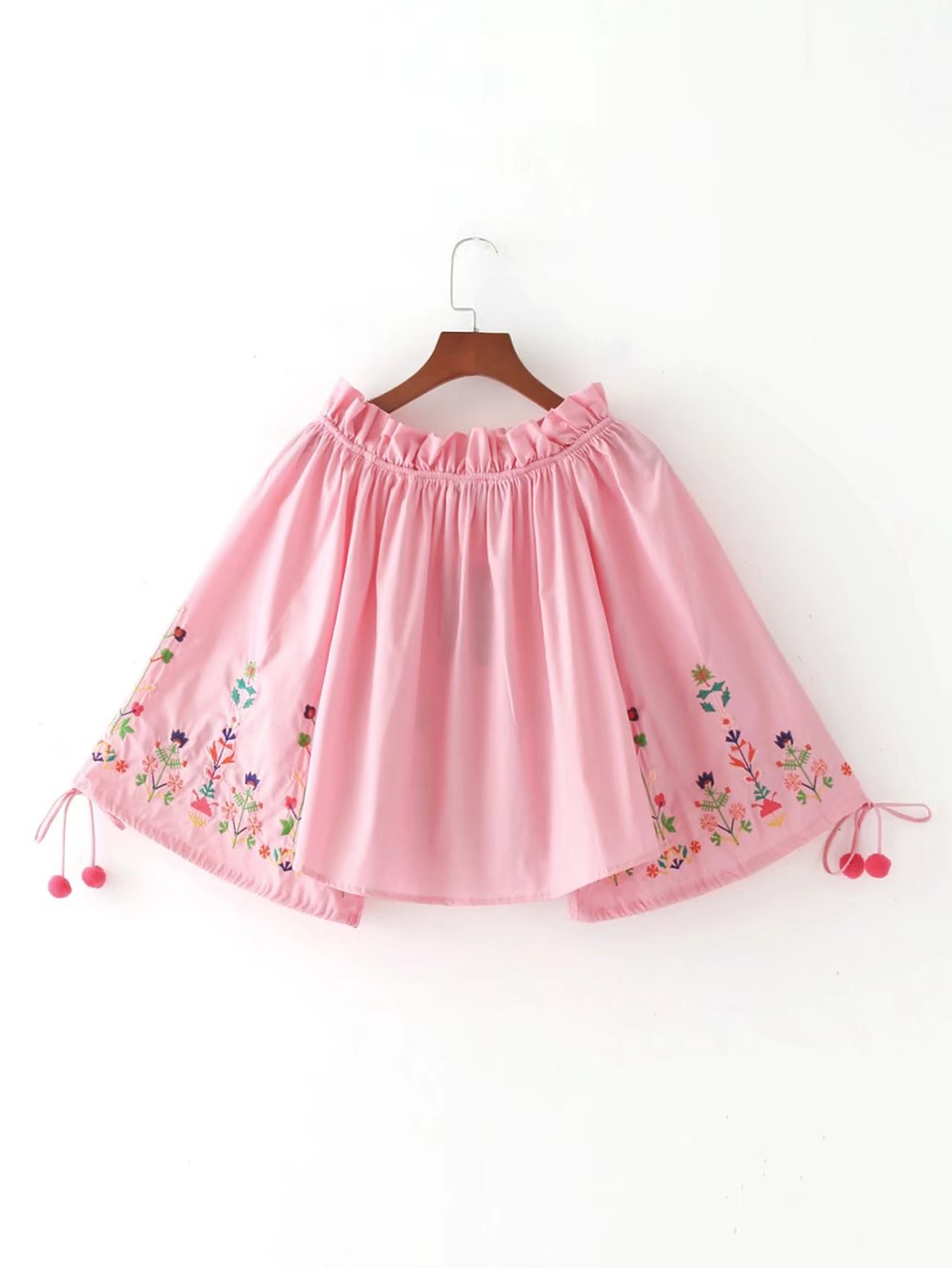BM71164 OFF SHOULDER TOP PINK