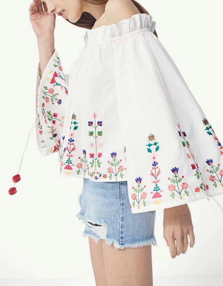 BM71164 OFF SHOULDER TOP WHITE