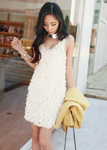 BM71169 LOVELY CASUAL DRESS ALMOND