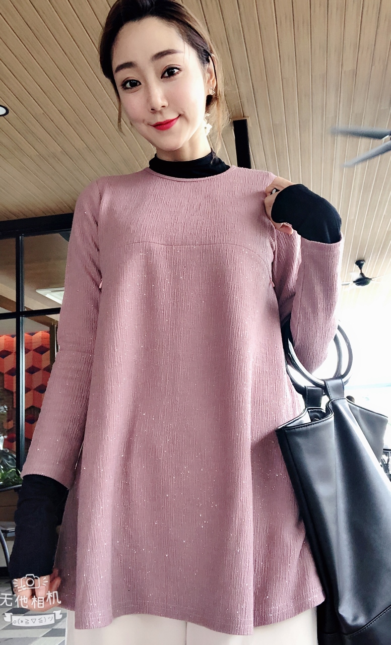 BM71170 GLITTER TOP LAVENDER