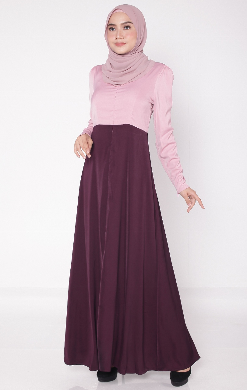 BM71174 FLARE JUBAH PURPLE