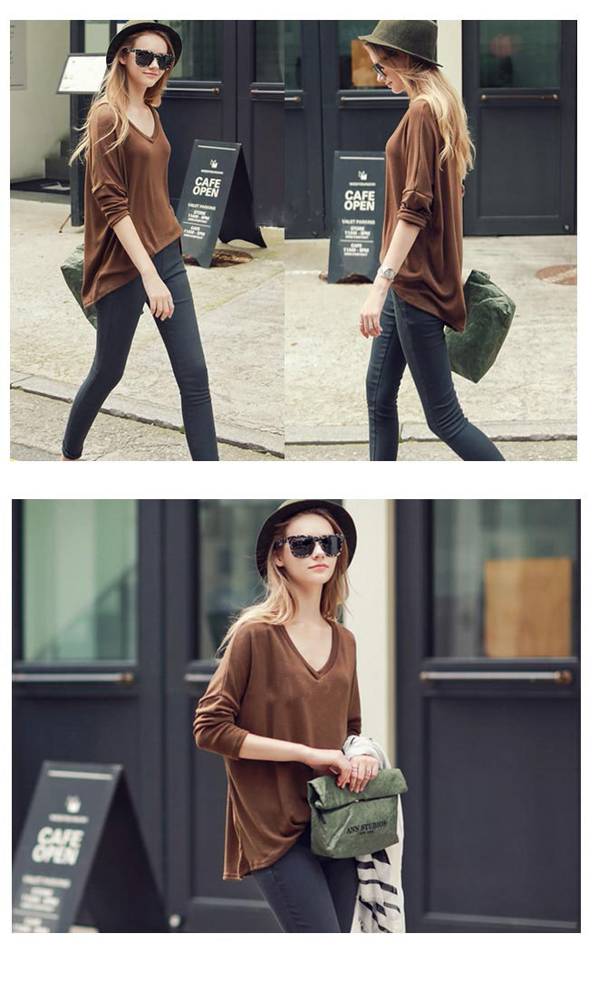 BM71176 WOMEN'S TOP BROWN