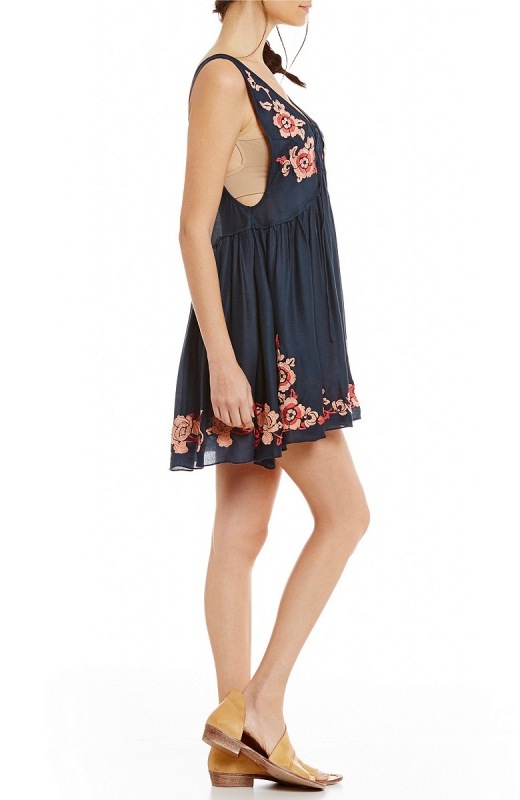 BM71184 EMBROIDERY DRESS AS PICTURE