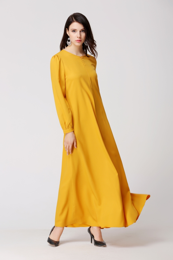 BM71188 CASUAL JUBAH MUSTARD
