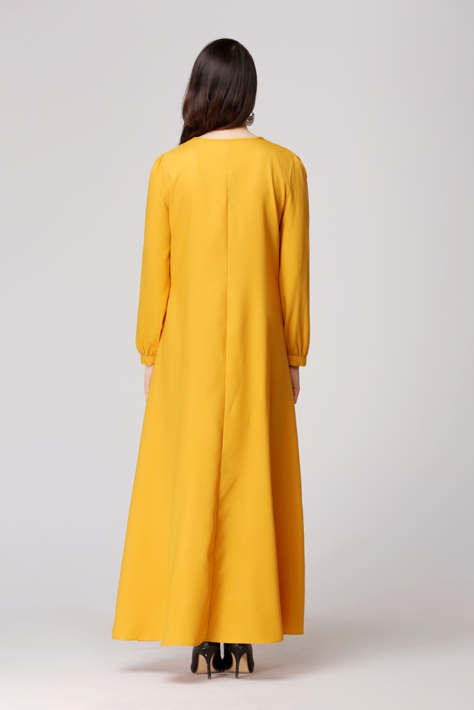 BM71188 CASUAL JUBAH MUSTARD