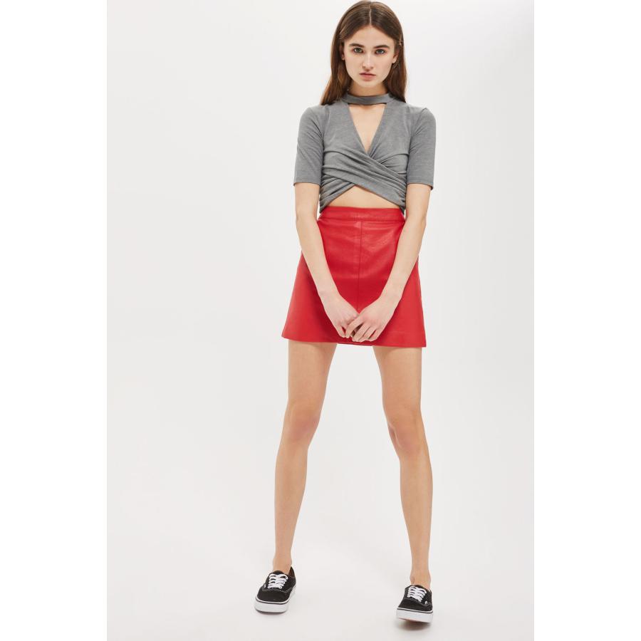 BM71195 SEXY CROP TOP GREY