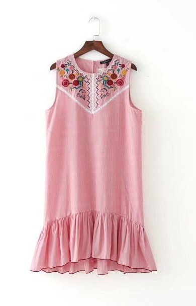 BM71196 SLEEVELESS DRESS AS PICTURE