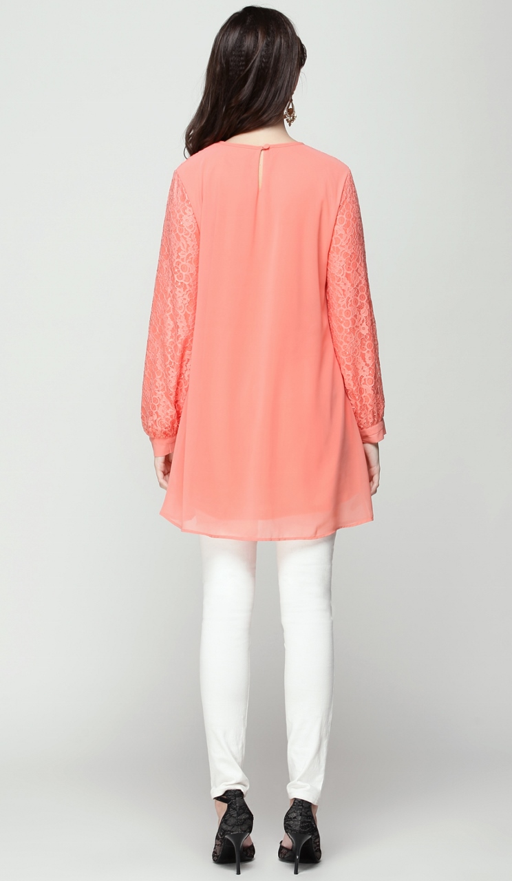 BM71203 WOMEN'S BLOUSE DUSTY ORANGE