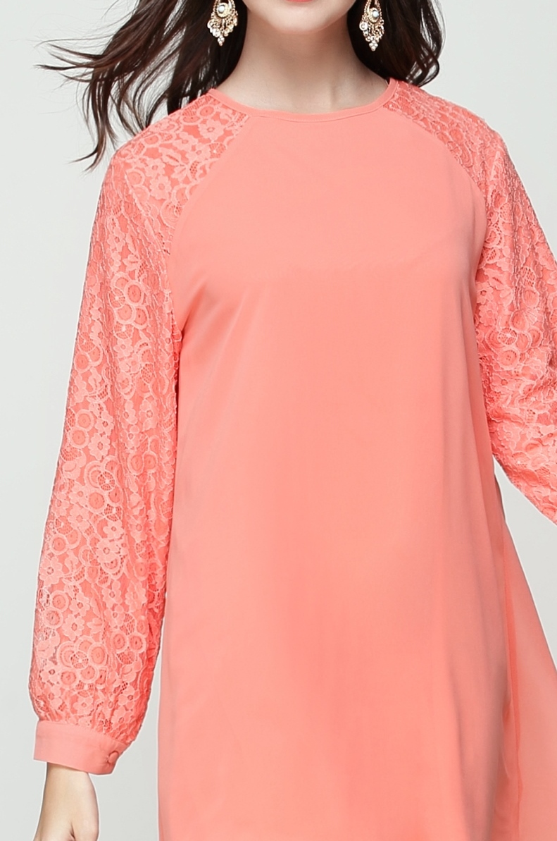 BM71203 WOMEN'S BLOUSE DUSTY ORANGE