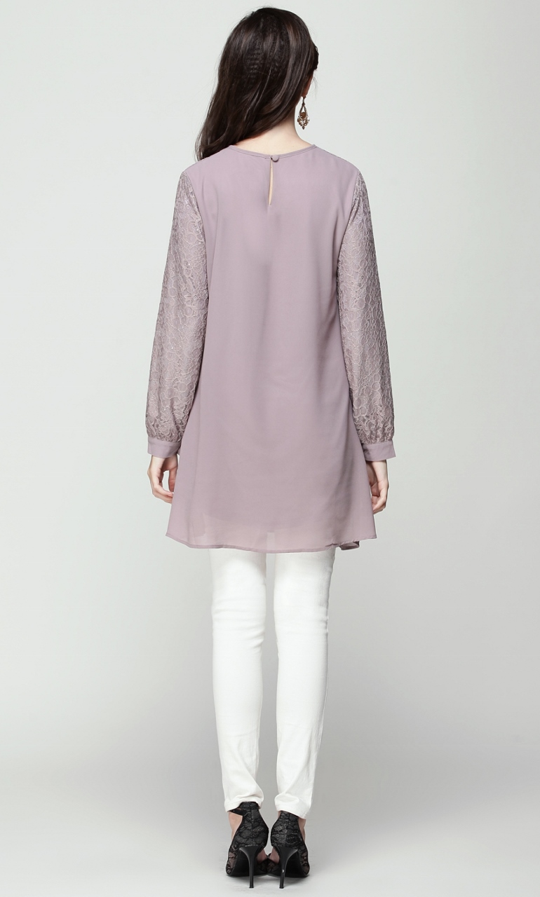 BM71203 WOMEN'S BLOUSE GREY