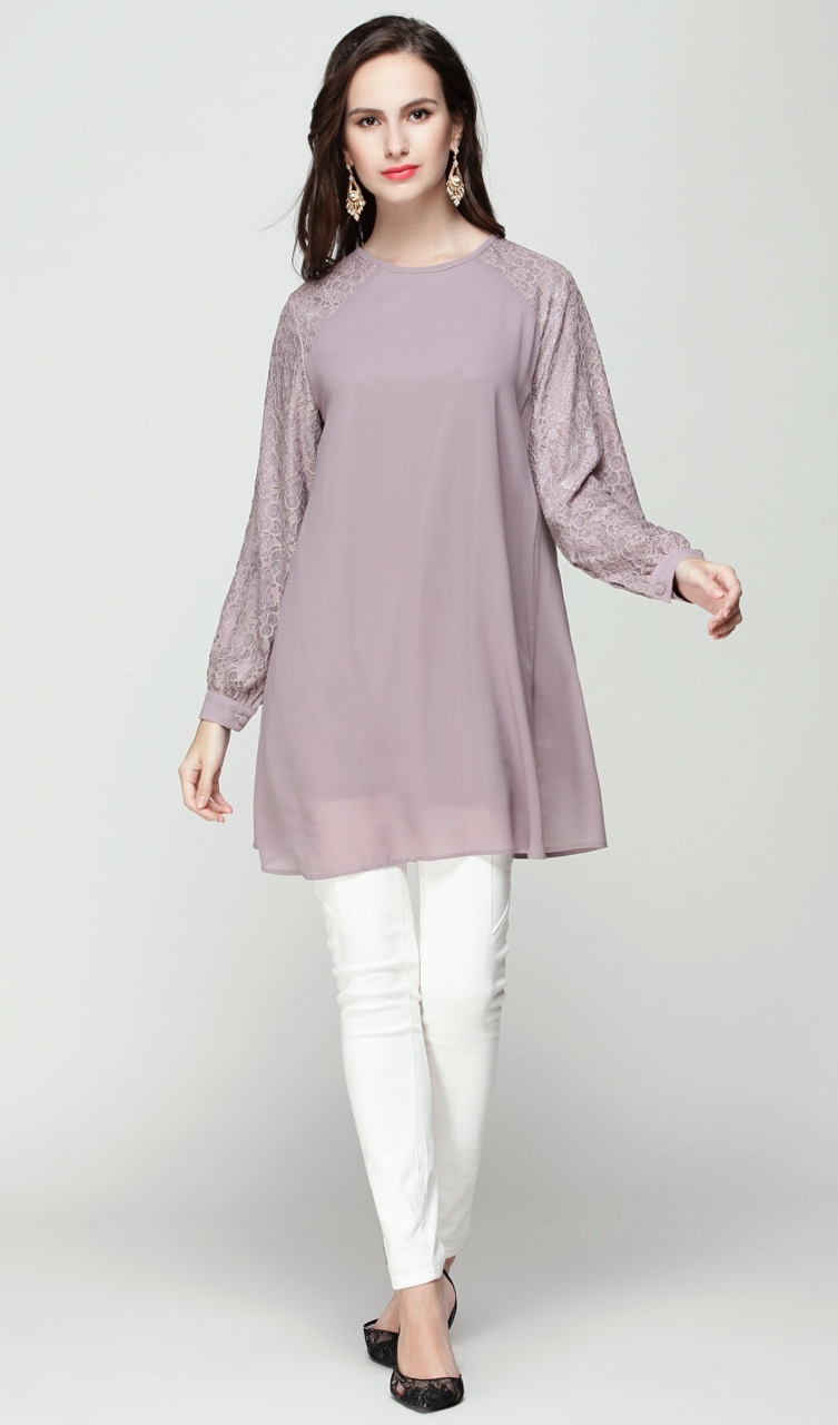 BM71203 WOMEN'S BLOUSE GREY
