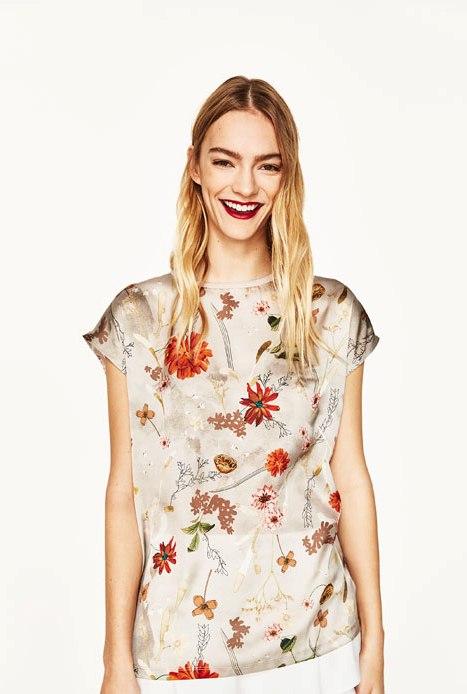 BM71207 PRINTED TOP FLORAL