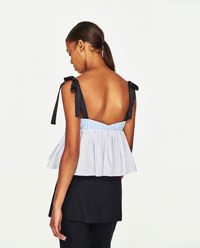 BM71209 SEXY STRIPED TOP AS PICTURE