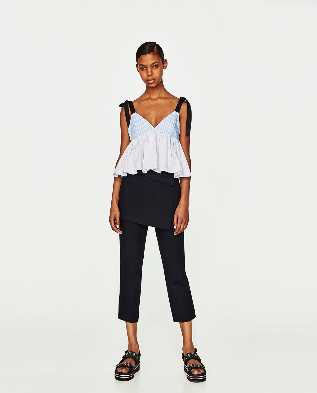 BM71209 SEXY STRIPED TOP AS PICTURE