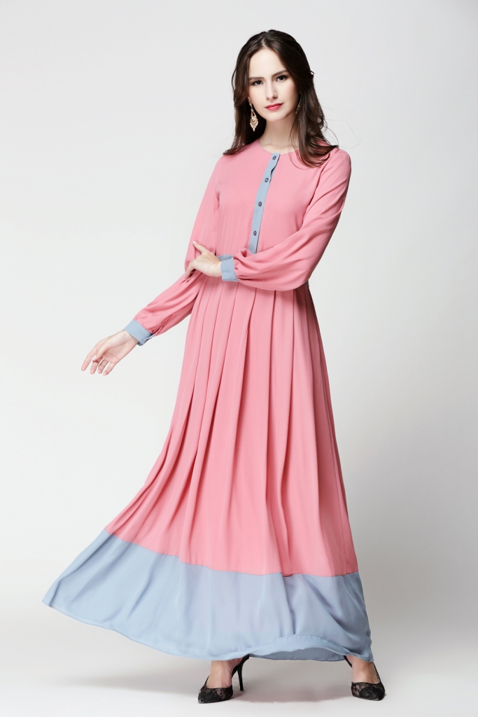 BM71212 WOMEN'S JUBAH PINK