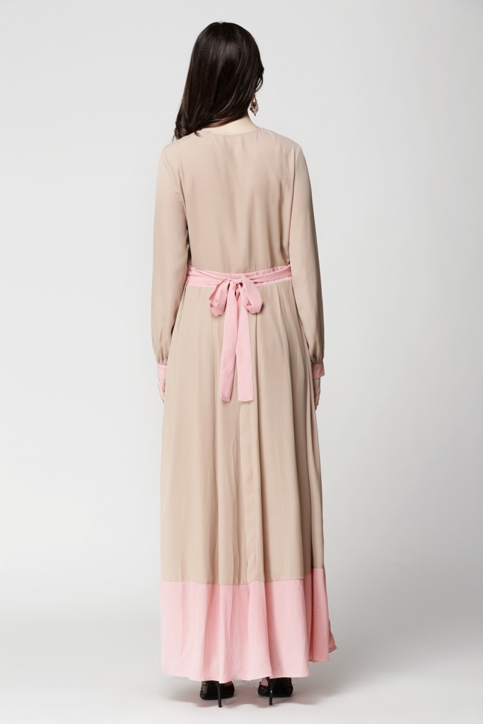 BM71212 WOMEN'S JUBAH KHAKI