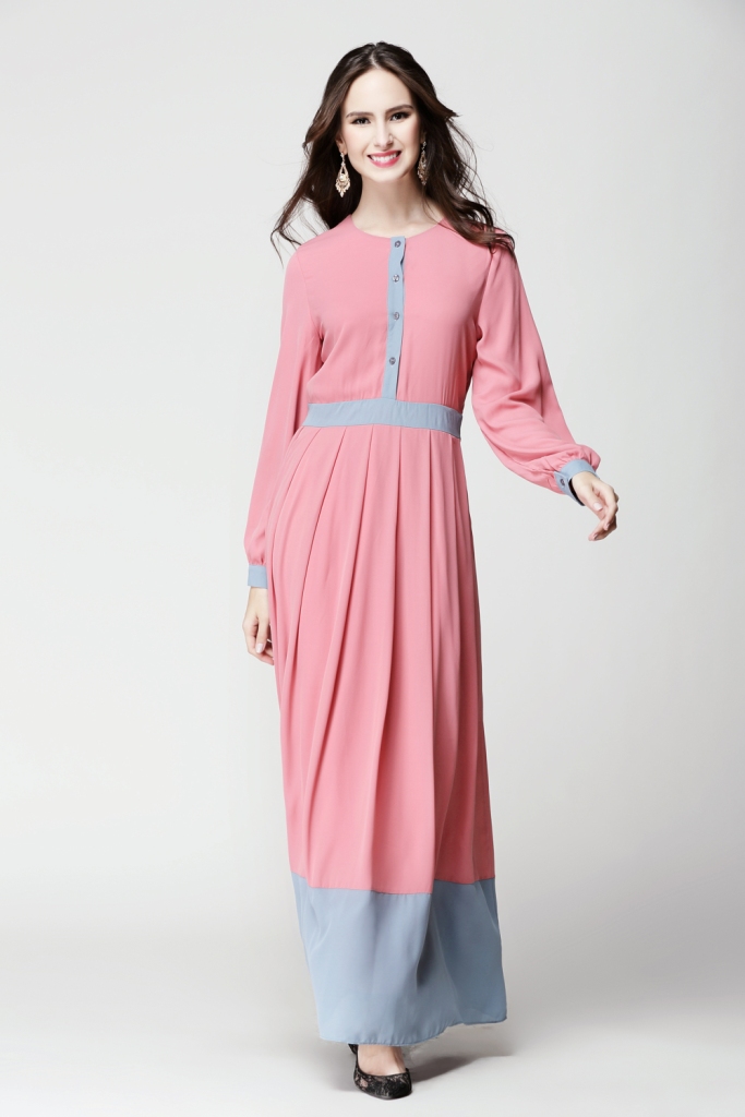 BM71212 WOMEN'S JUBAH PINK