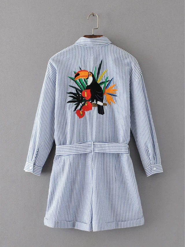 BM71218 STRIPED JUMPSUIT AS PICTURE