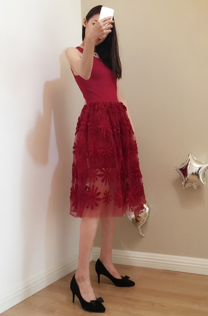 BM71222 EVENING DRESS RED