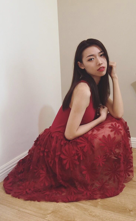 BM71222 EVENING DRESS RED